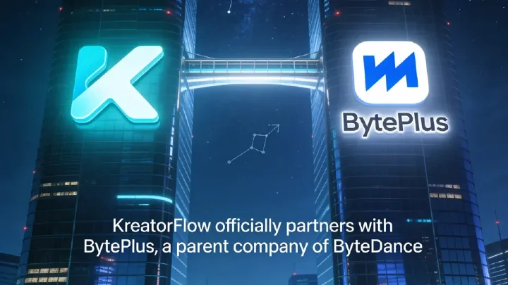 KreatorFlow BytePlus partnership announcement