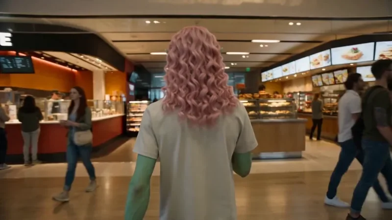 One Take AI video effect example