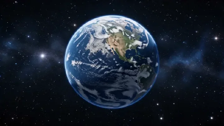 Earth zoom template preview